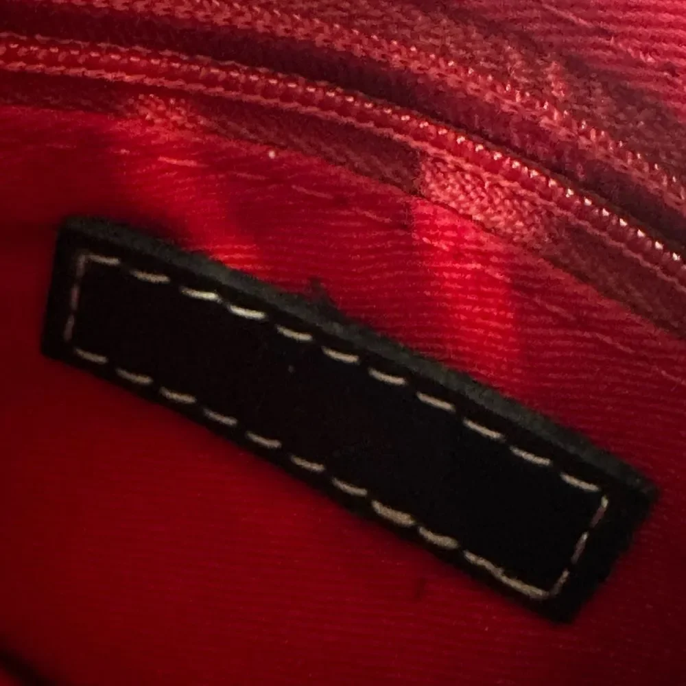 Dooney & Bourke Bitsy Mini Vintage Burgundy Bag - Picture 3 of 5